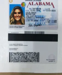 Buy Alabama Driver's License and ID Card