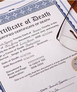 death certificate
