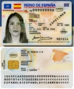 Spanish ID card online