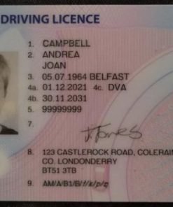 Genuine UK Driving Licence
